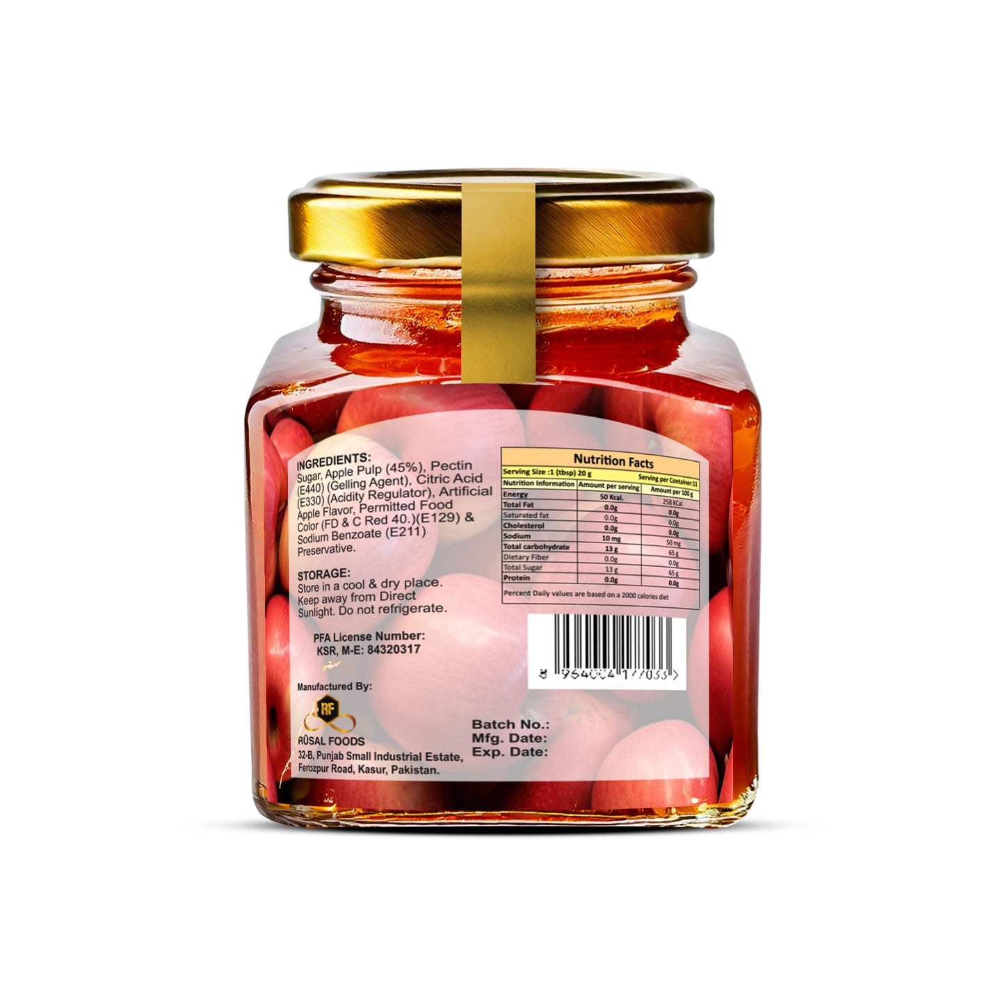 Golden apple Jam 220 gram